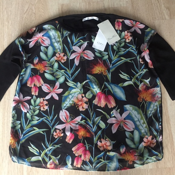 Zara Women’s Knitwear Shirt Top T-Shirt . Stylish - Picture 2 of 6